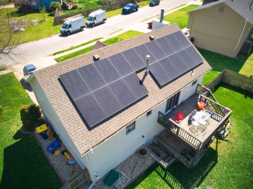 9.46 kW Residential Roof Mount Solar Installation in De Soto, Kansas